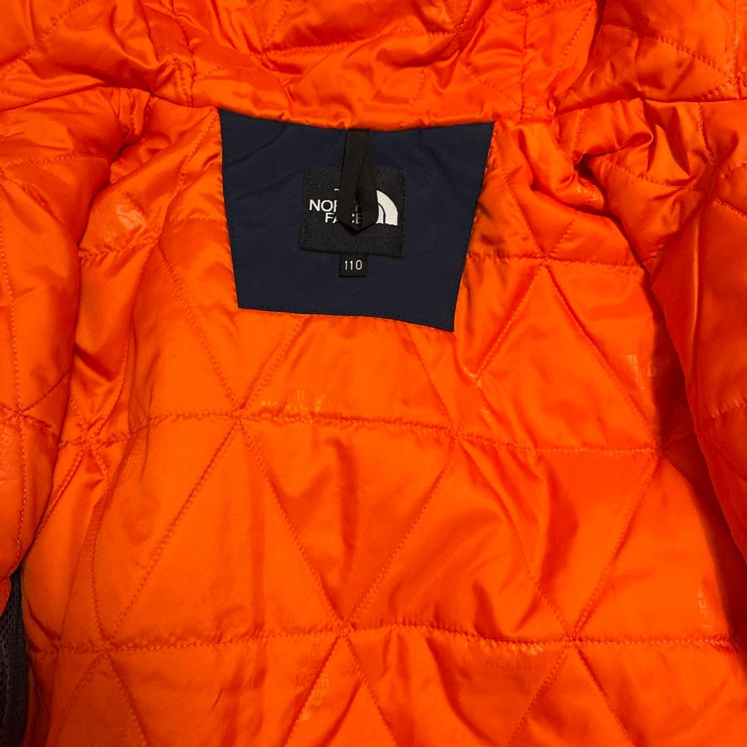 THE NORTH FACE キッズ/スキージャケ/ネイビー/オレンジ/グレー