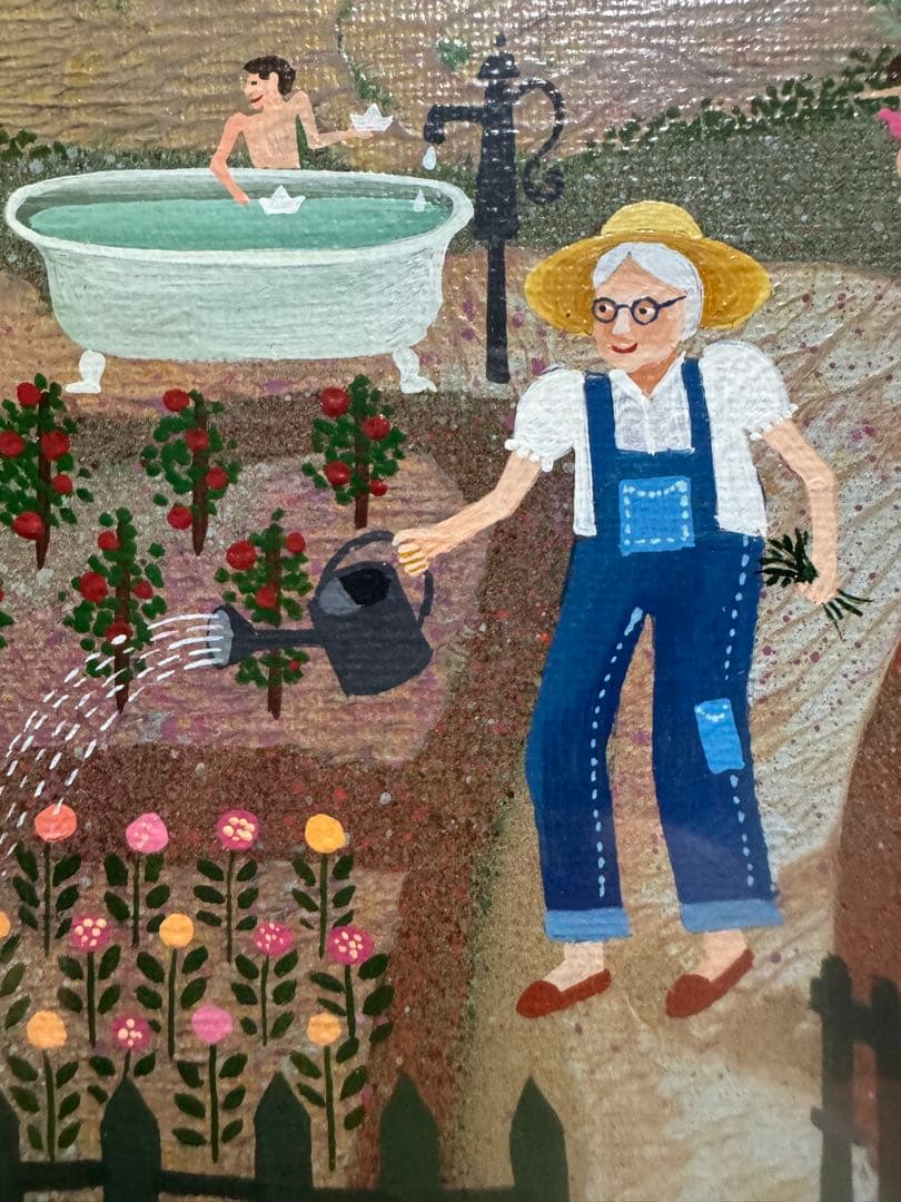 アンビエール　油絵　1点もの