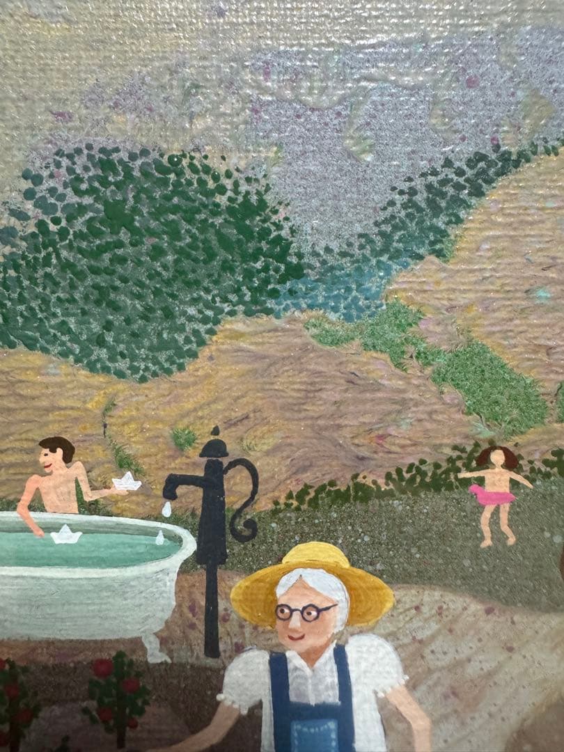 アンビエール　油絵　1点もの