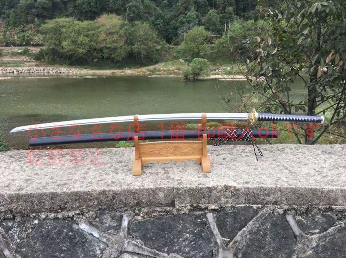 【ブラック】長尺 武具　刀装具　日本刀　模造刀　居合刀 鑑賞用 武蔵 贈り物