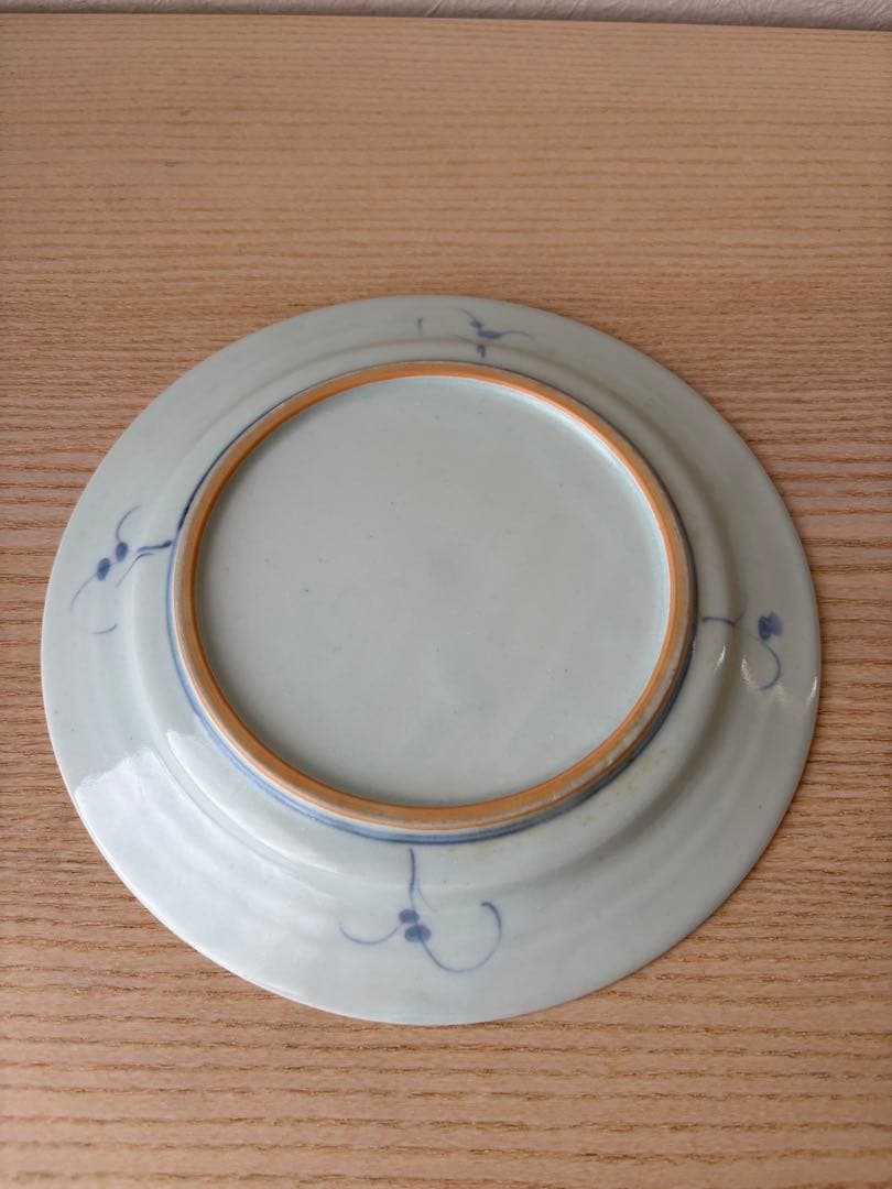 藤塚光男　染付と瑠璃釉の皿　3枚セット