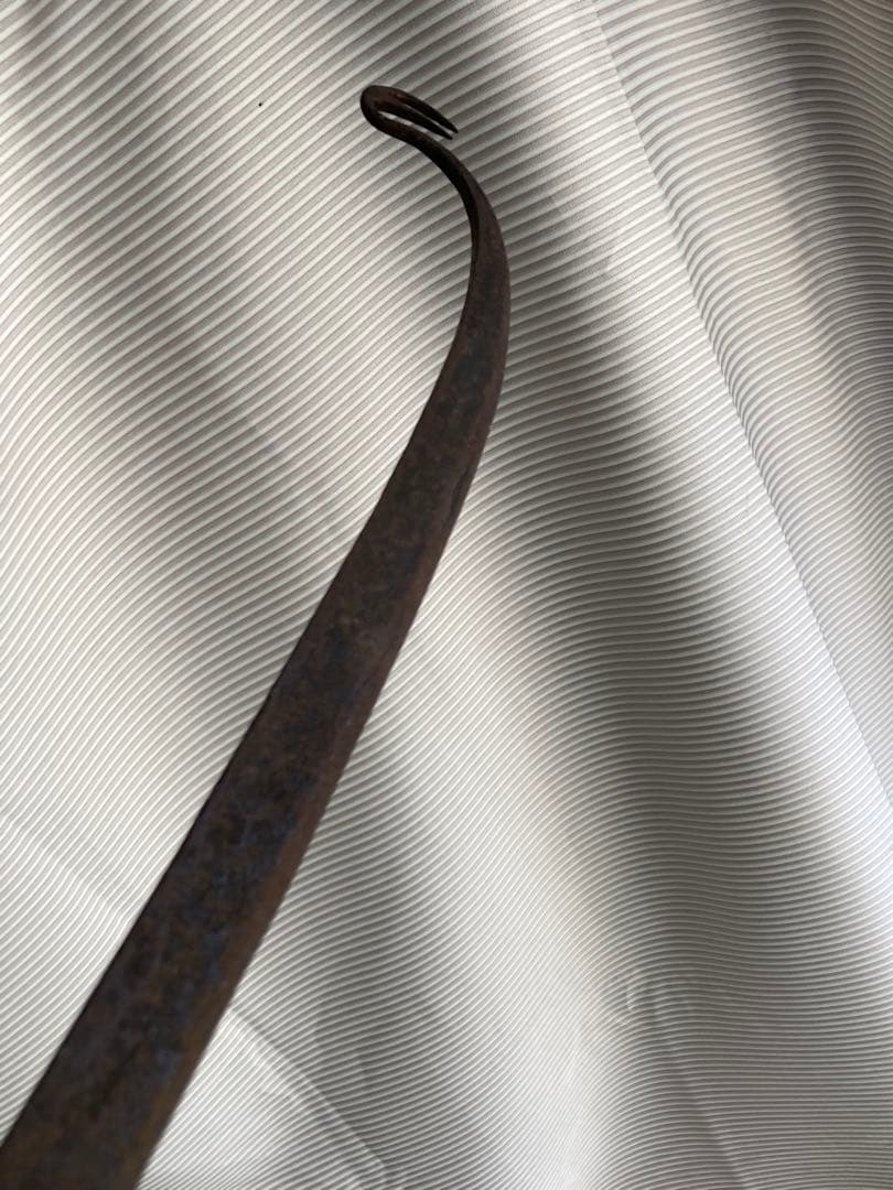 古物　うなぎ掻き　古民具　鉄