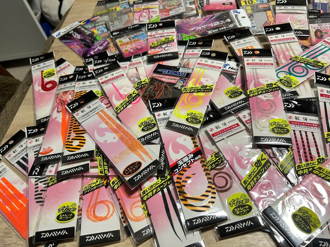 タイラバセット　ネクタイ78個　フック　タイラバ専用ワーム他