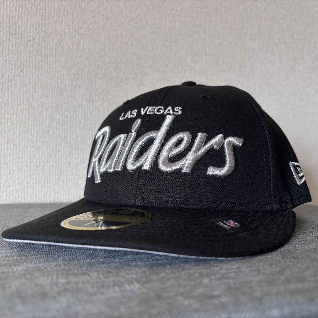 【海外限定】ニューエラ NFLラスベガスレイダース LP59FIFTY ブラック