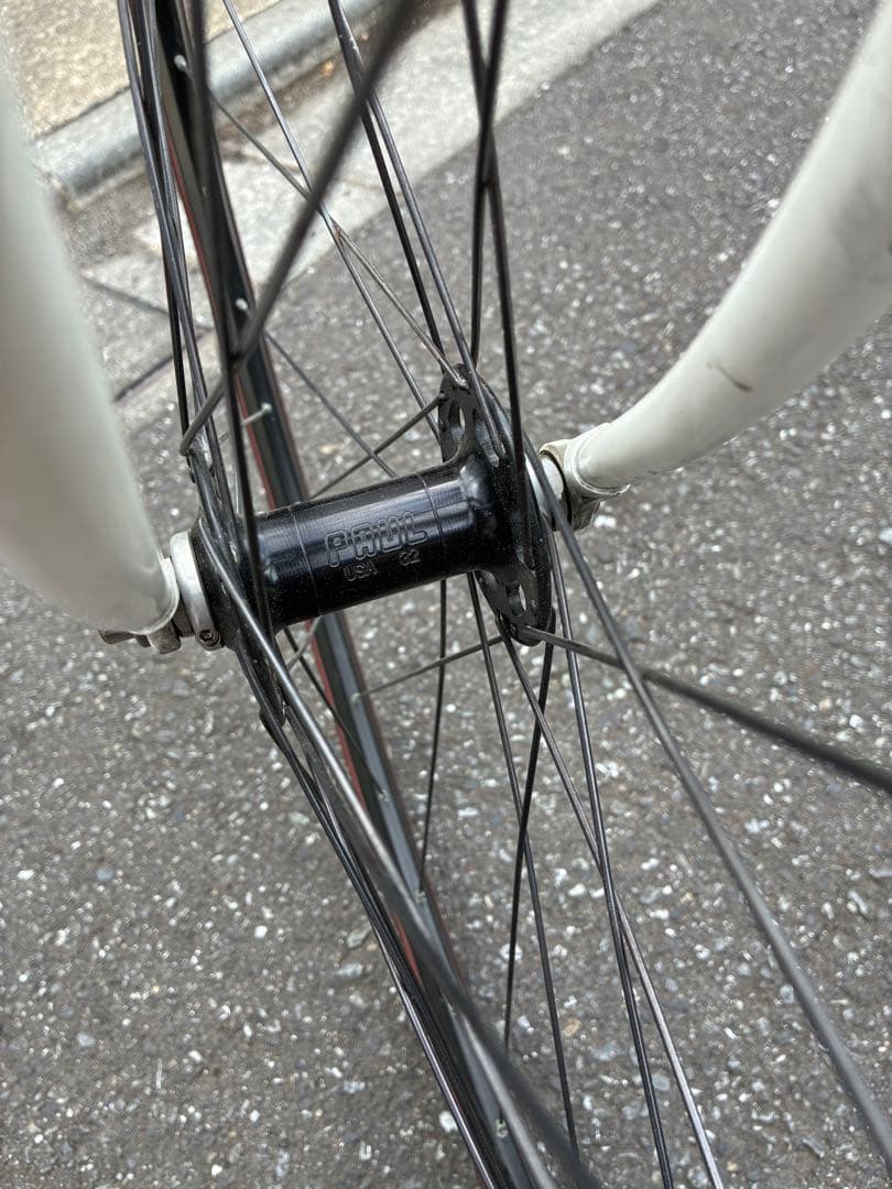 700c PAULハブ H PLUS SON ピストバイク　フロント