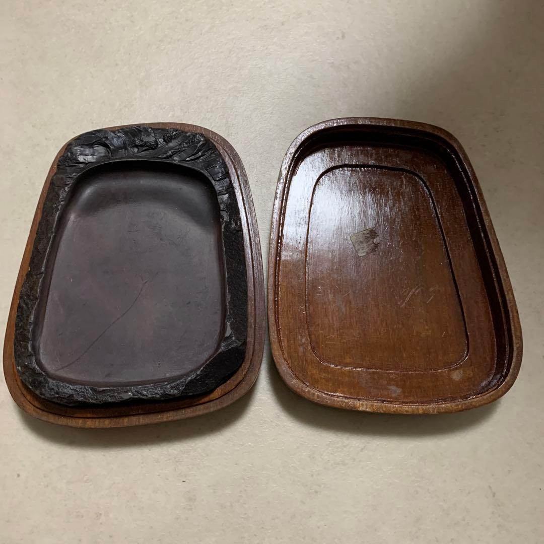 硯　すずり　アンティーク　工芸品　書道　13×10.3㎝
