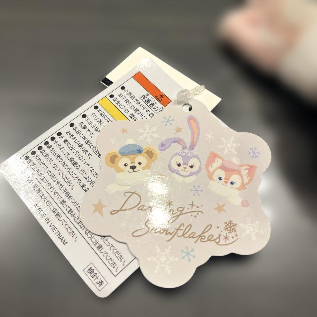 リーナベル　ぬいぐるみバッジ　ダンシングスノーフレークス