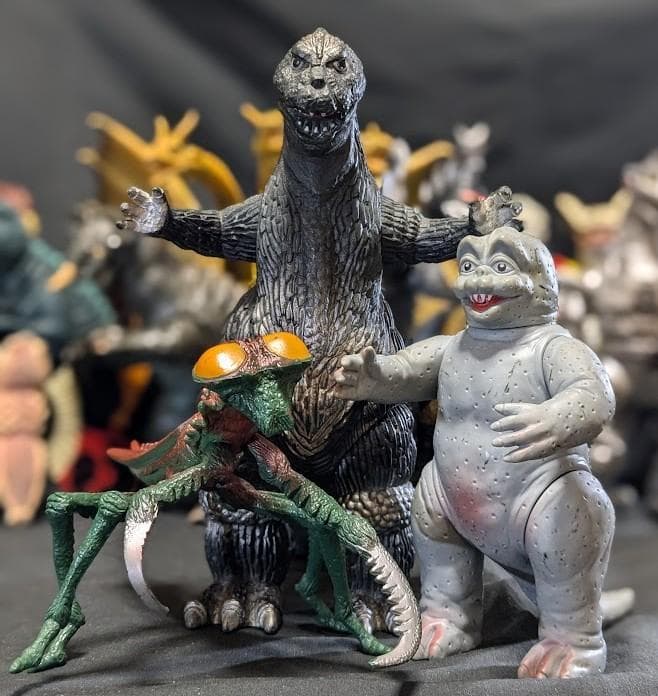 昭和ゴジラ 東宝チャンピオンまつり（バンダイ）ソフビフィギュア 17体セット