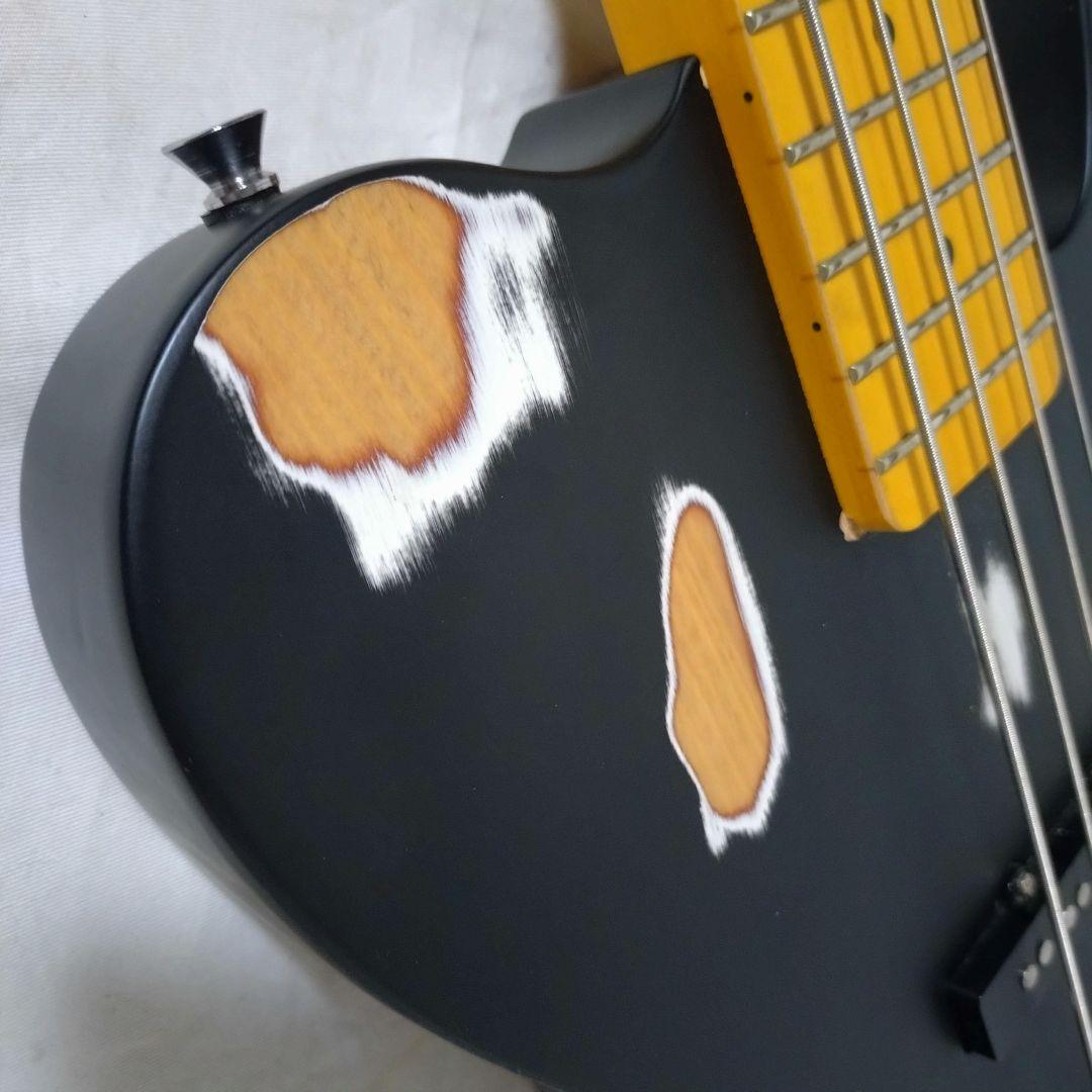 ノーブランド　テレキャスターベース　カスタム仕様　ハードレリック　リバースヘッド