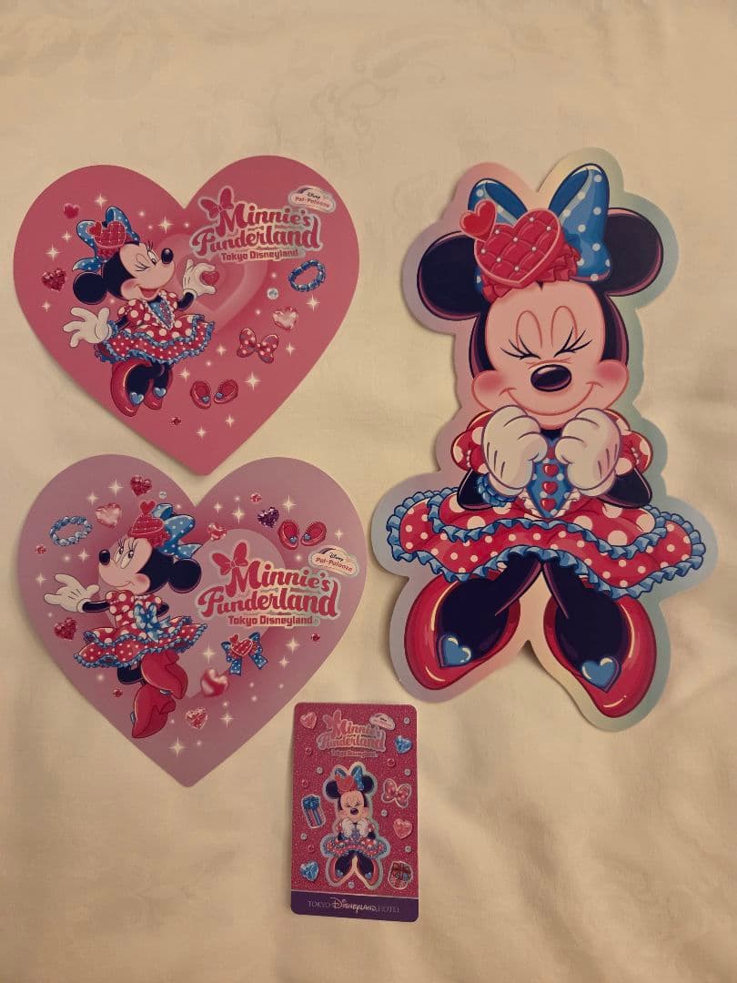 ランドホテル　ミニーファンダーランド　スペシャルルーム　ルームキー　ポストカード