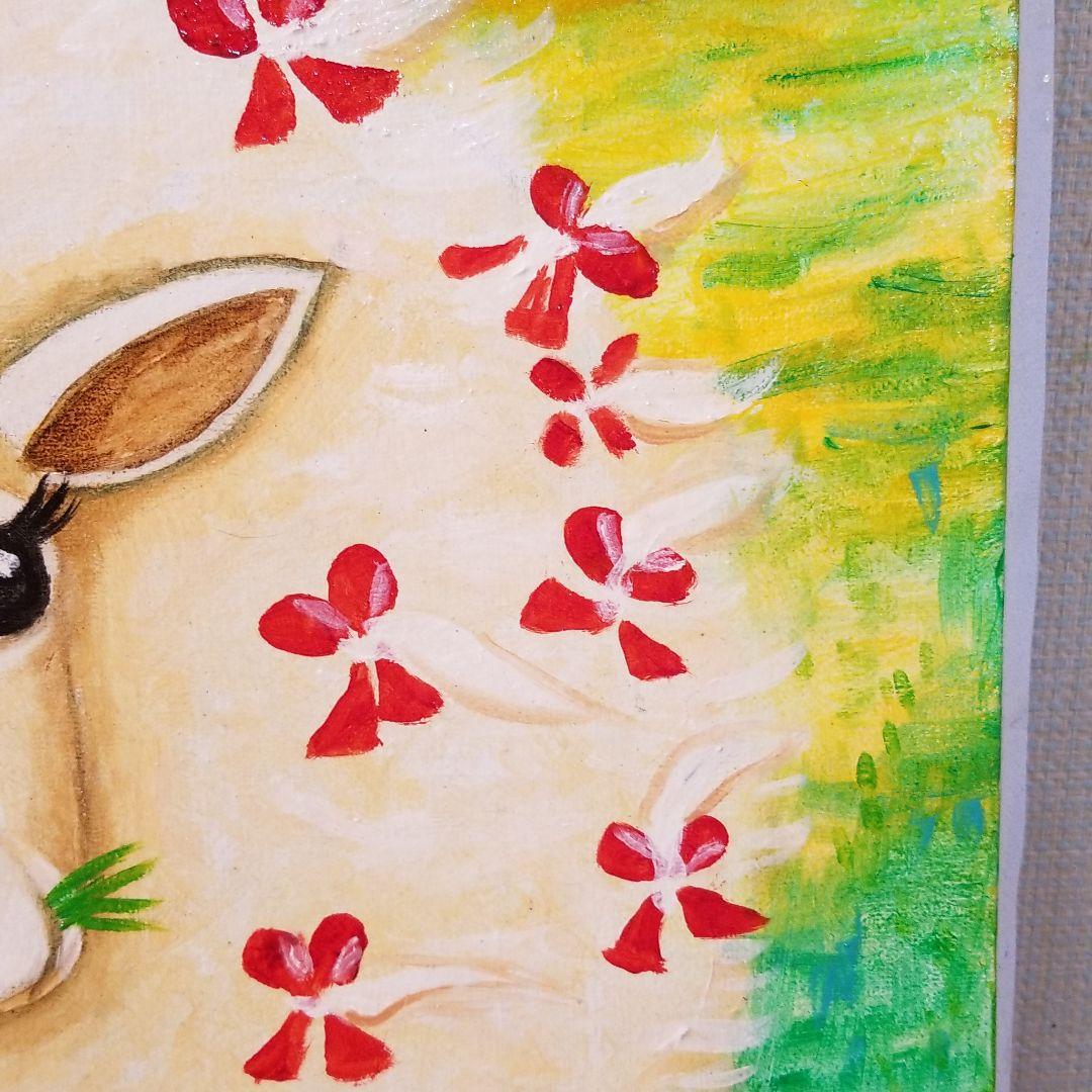 油絵　専用　ロングヘアの羊