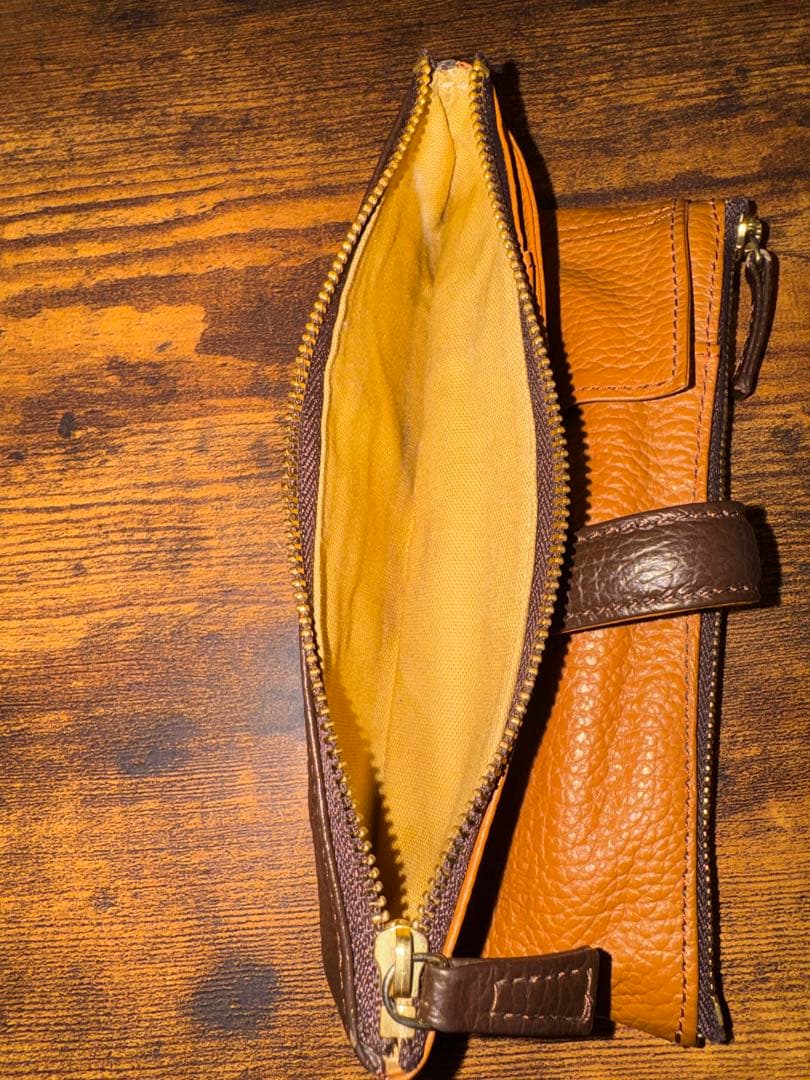 ルポペンケース　復刻版　ダークブラウン　レザー　筆箱　おしゃれ