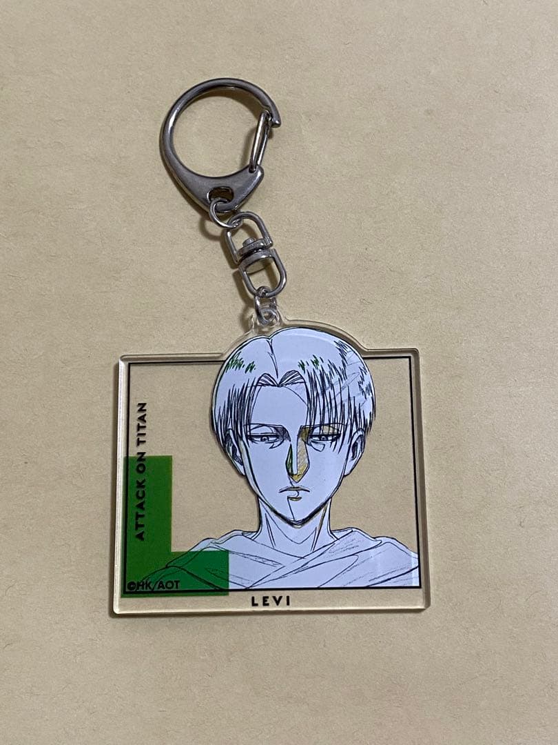 進撃の巨人 アクリルキーホルダー　リヴァイ　原画
