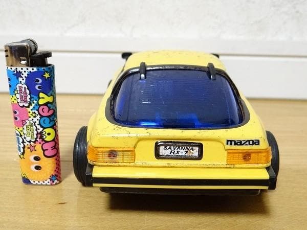 希少 ビンテージ 日本製 マツダ サバンナRX-7 SA22C ミニカー 当時物