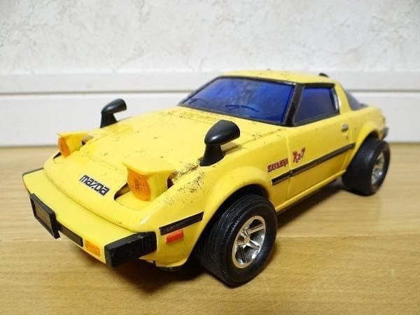 希少 ビンテージ 日本製 マツダ サバンナRX-7 SA22C ミニカー 当時物