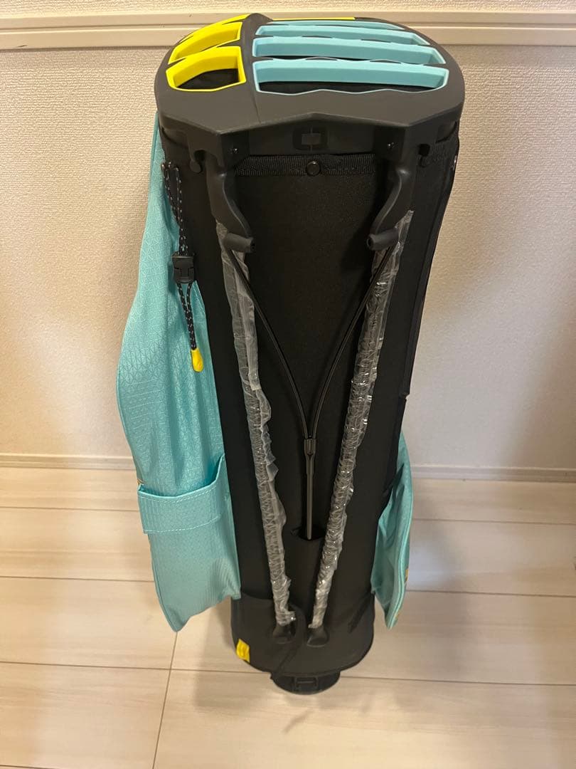 【新品】OGIO スタンド式ゴルフバッグ 水色 バナナ柄