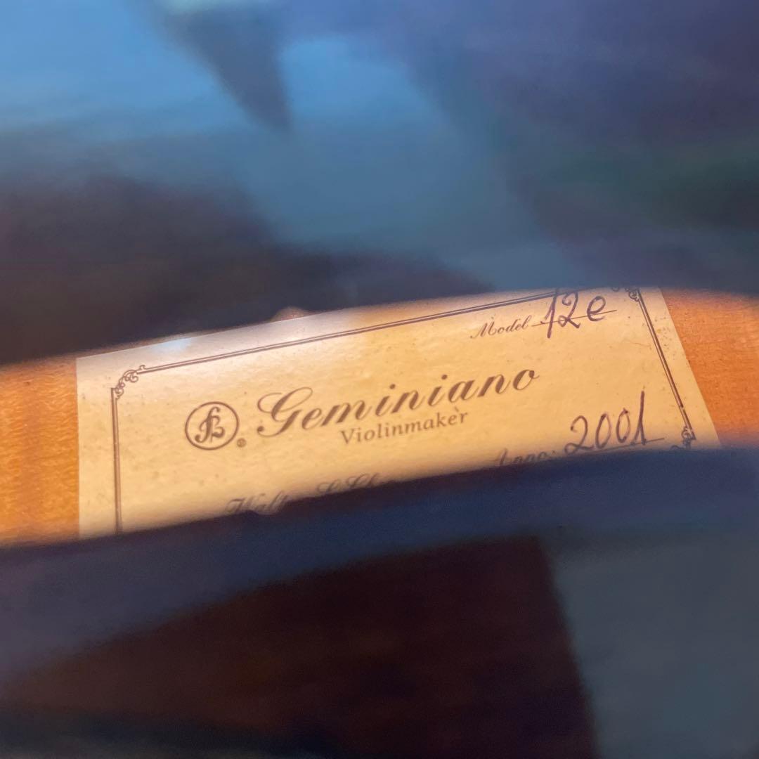 Geminiano 120 バイオリン 4/4サイズ ARCHET 弓 付属