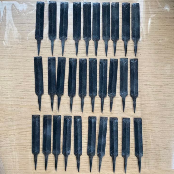 日本製  両刃ヤスリ/中挽切 30本