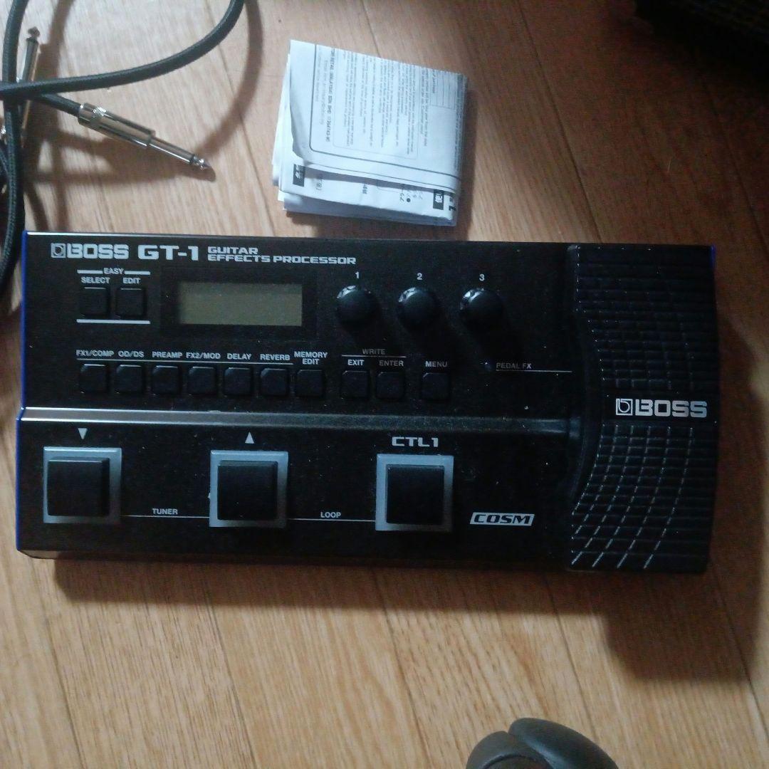 BOSS GT1 マルチエフェクター　BOSSシールド　説明書付き