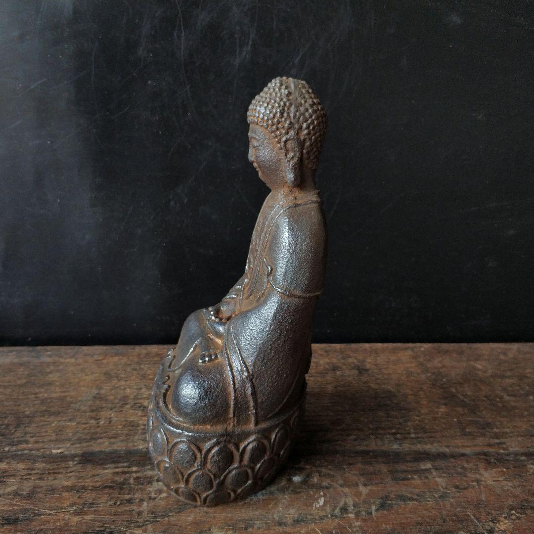 仏教美術 仏像 大日如来釈迦仏像 開運 風水 鉄製品 工芸品 置物