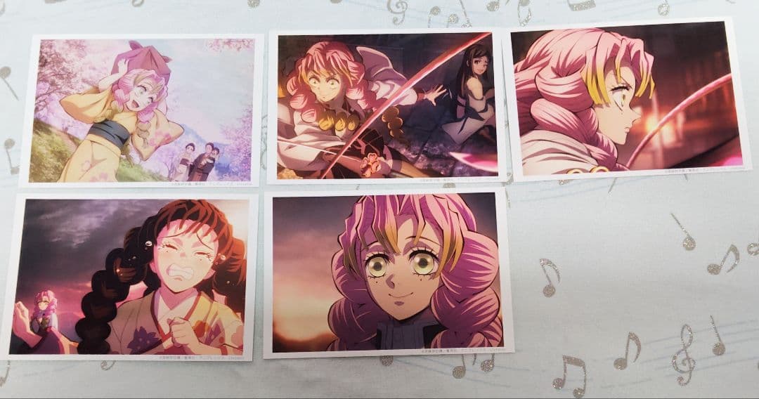 鬼滅の刃 場面写ブロマイドくじ 竈門禰豆子 甘露寺蜜璃 46枚セット