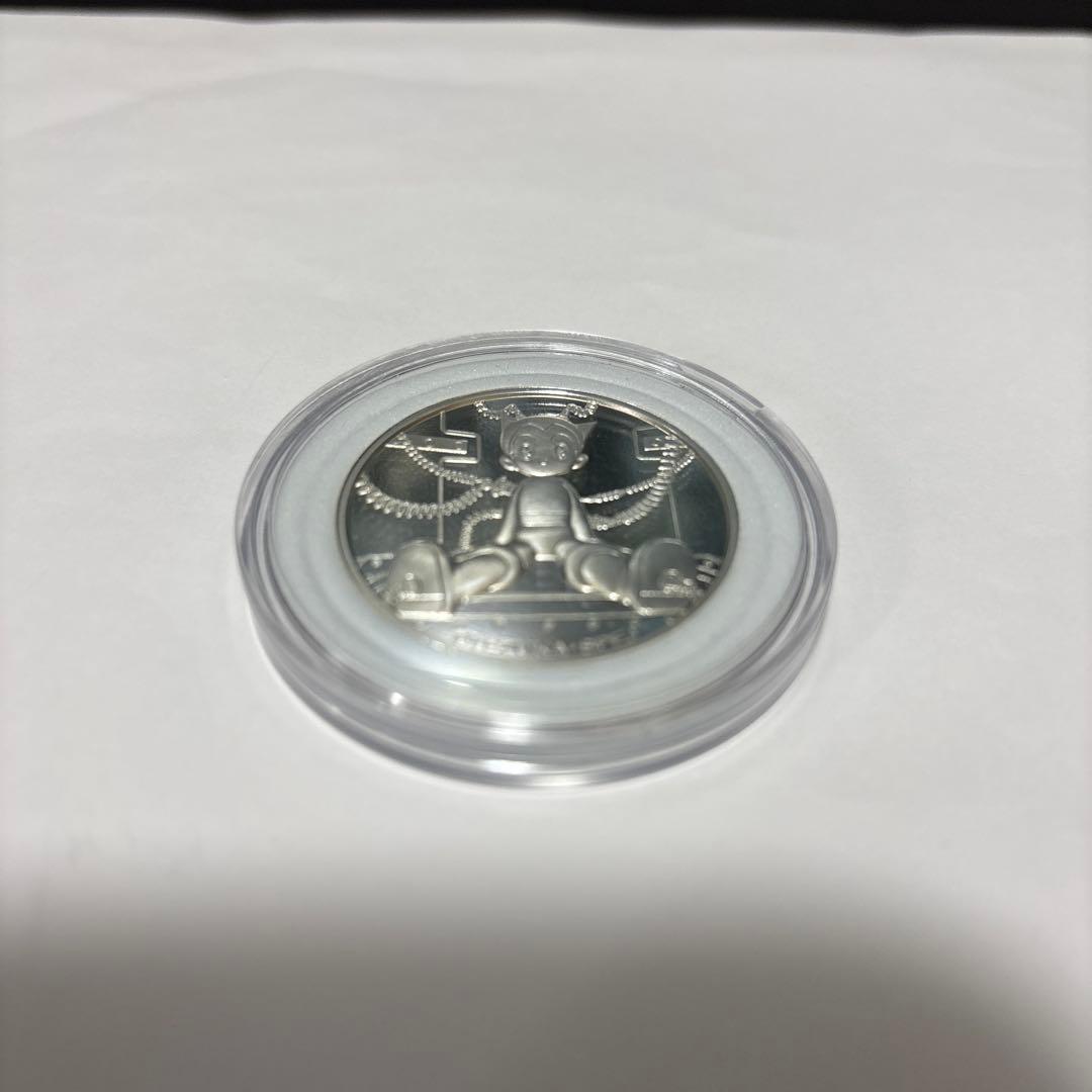 鉄腕トム誕生記念プルーフ貨幣セット出し銀メダル
