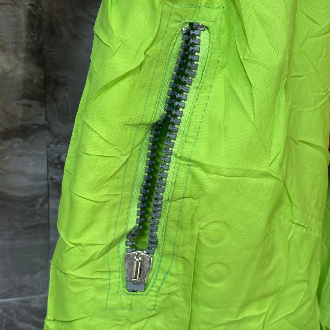 【希少/イタリア製】80s-90s スキーウェア つなぎ ネオンカラー