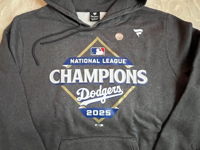 大谷翔平NLCS優勝記念Fanaticsロッカールームフーディ選手着用限定品L