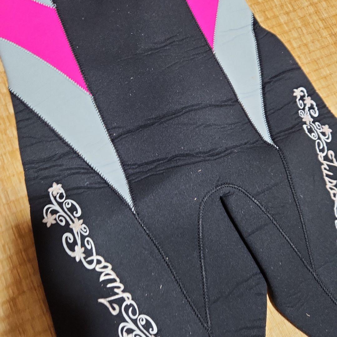 レディースTUSA ウェットスーツ 黒灰色ピンク 0910 No.3