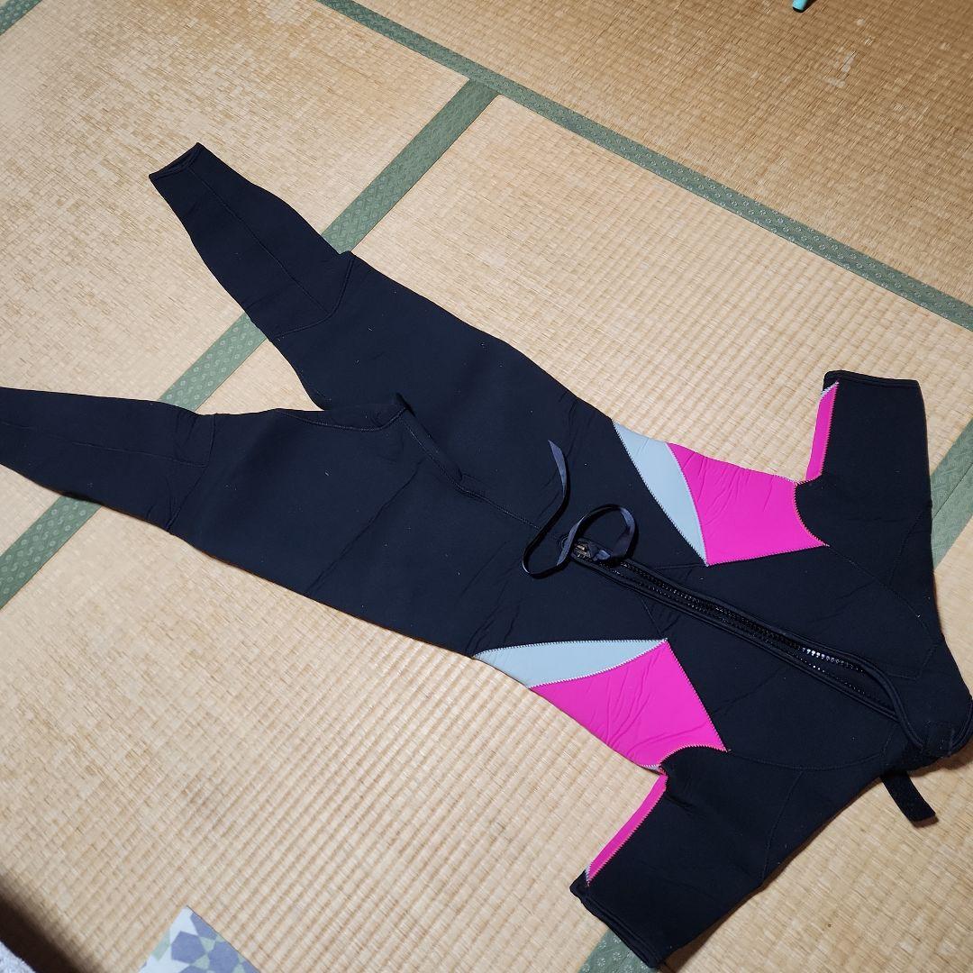 レディースTUSA ウェットスーツ 黒灰色ピンク 0910 No.3