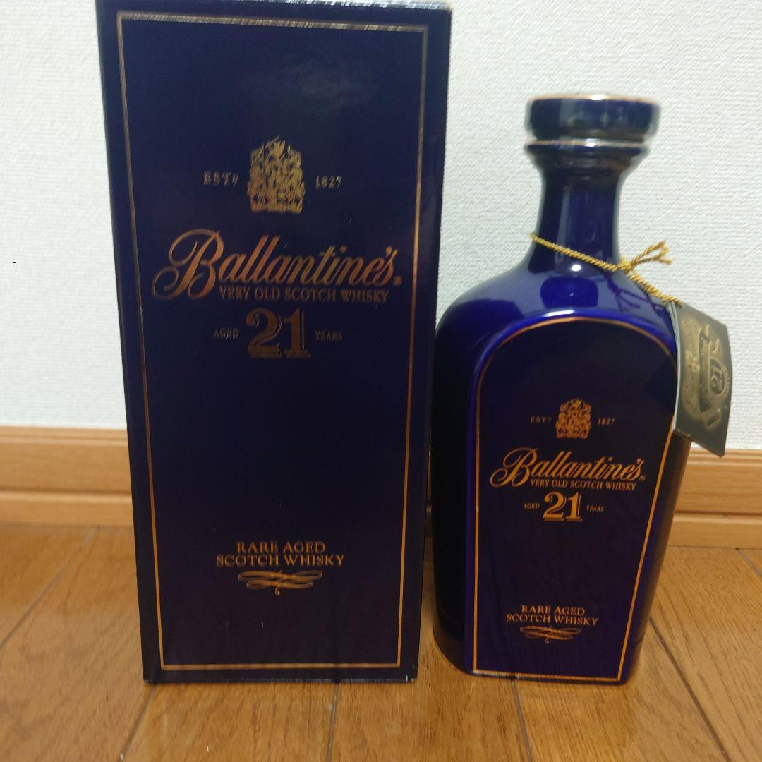 Ballantine's 21年 スコッチウイスキー 青陶器ボトル700ml