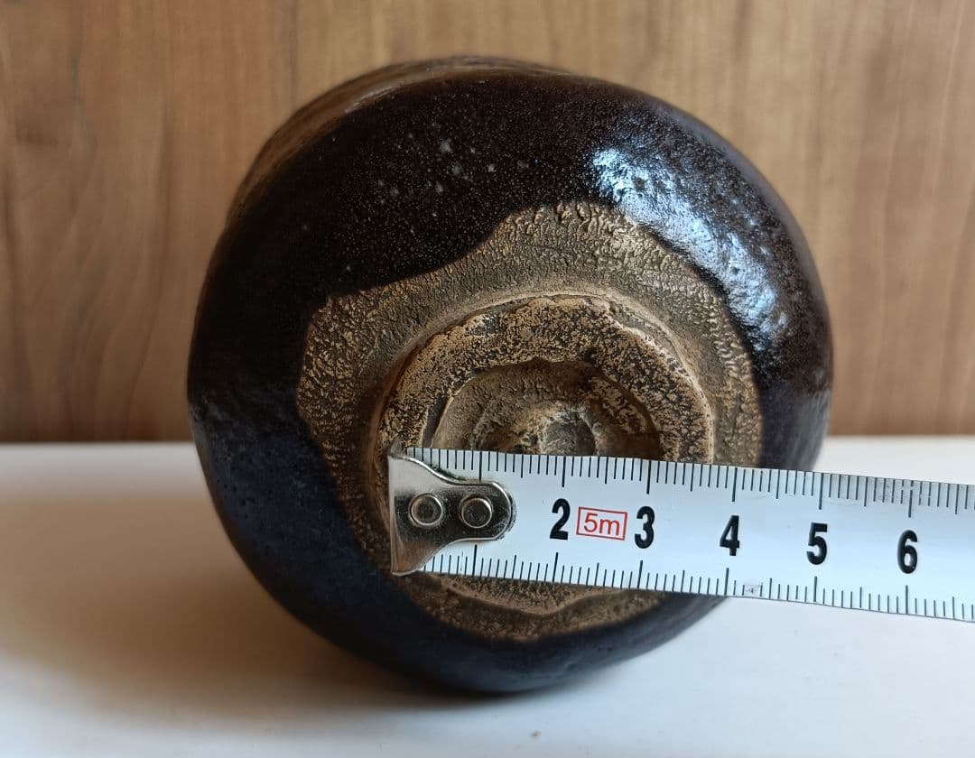 w*i様 黒楽筒茶碗