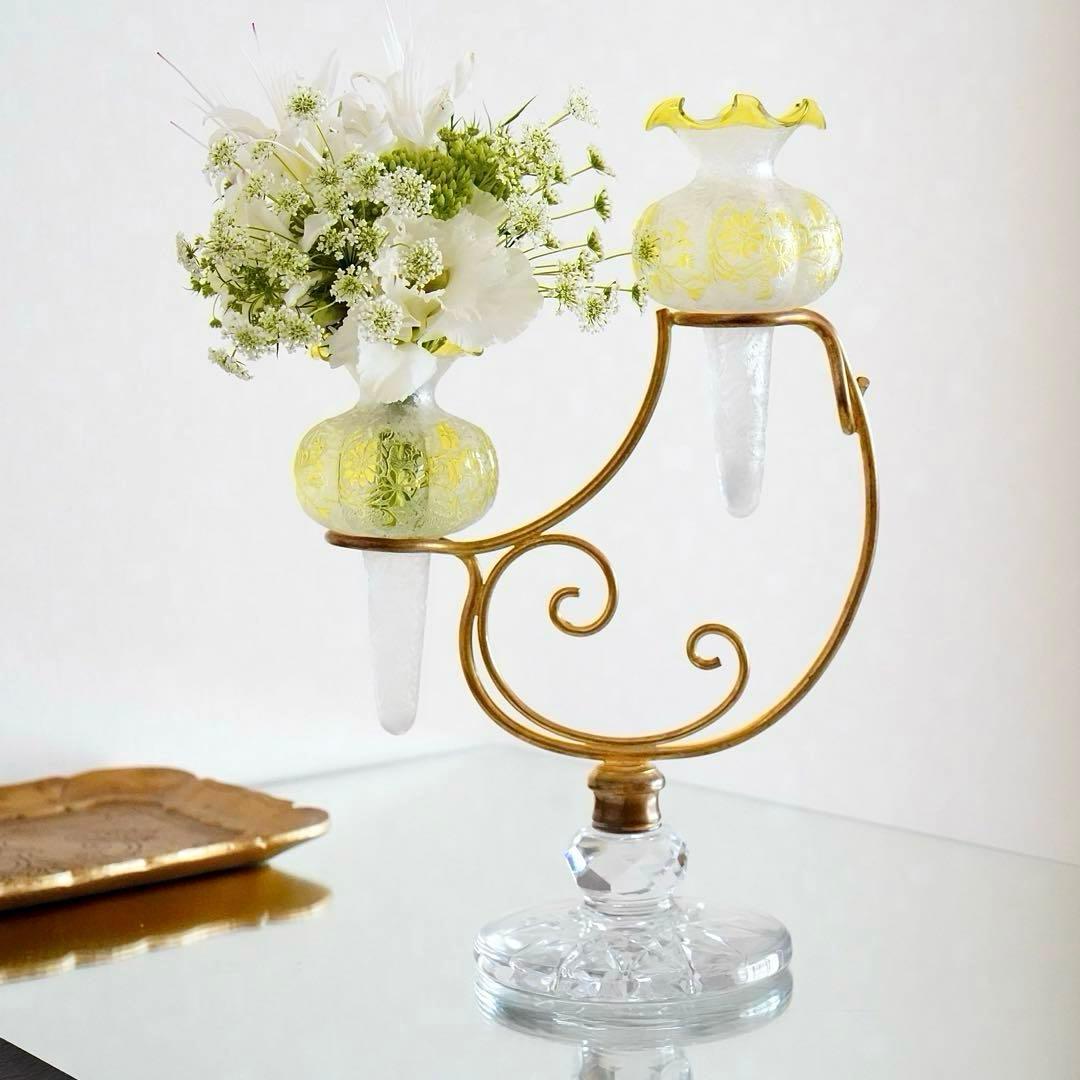 オールドバカラBACCARAT★花器フラワースタンド★極美品★極希少アンティーク