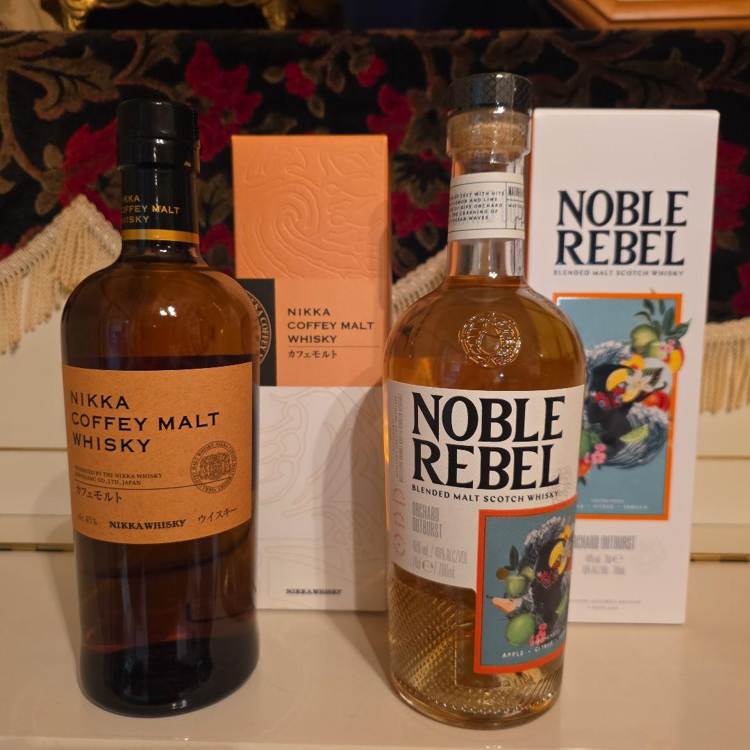 [人気商品] NIKKA CoffeyMalt & NOBLE REBEL ２本