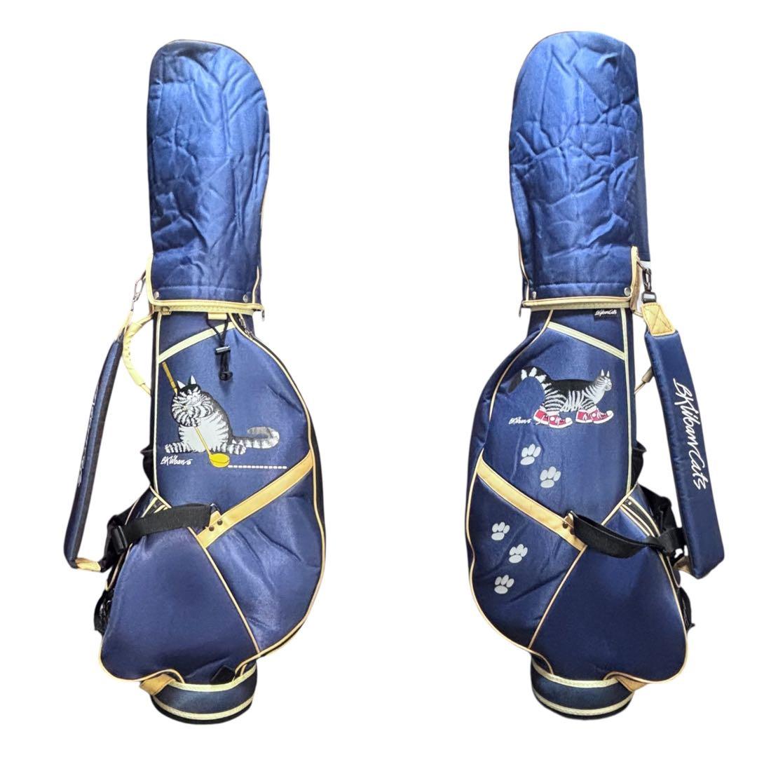 KLIBAN CATS レディース用 キャディバッグ 猫イラスト 極美品