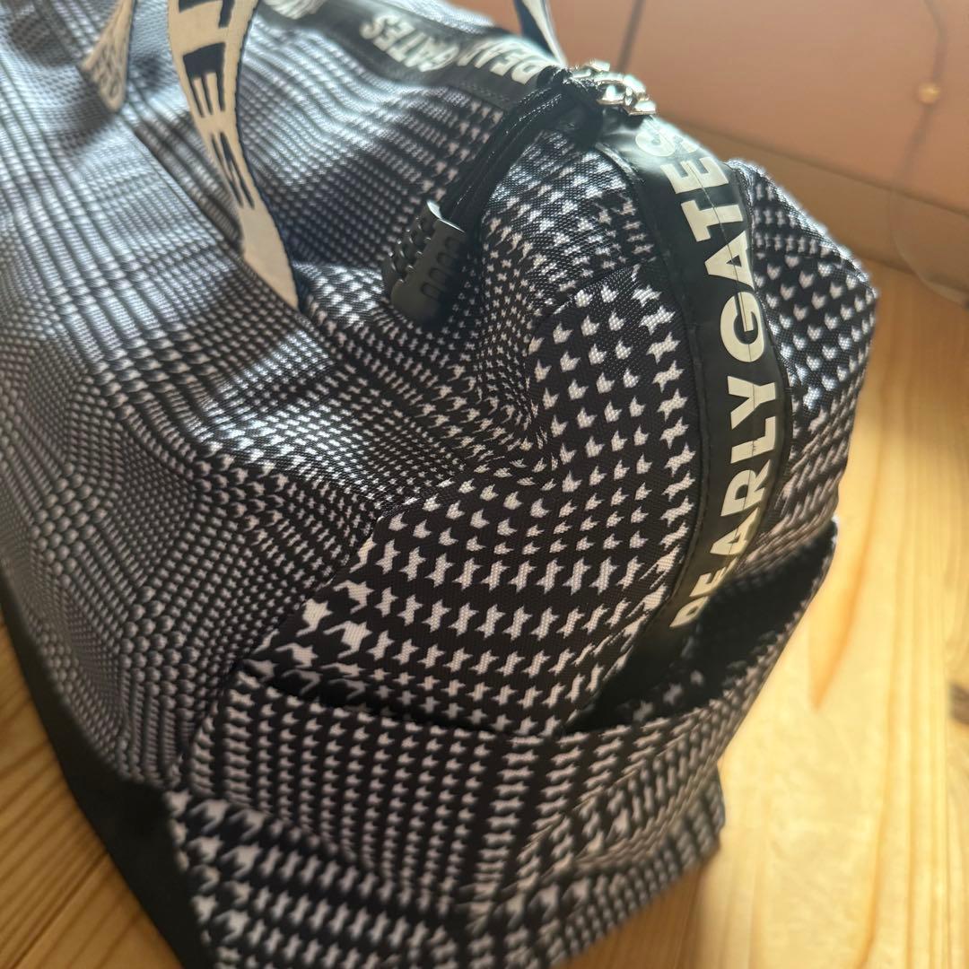 パーリーゲイツ ／ グレンチェック ボストンバッグ ロッカーバッグ