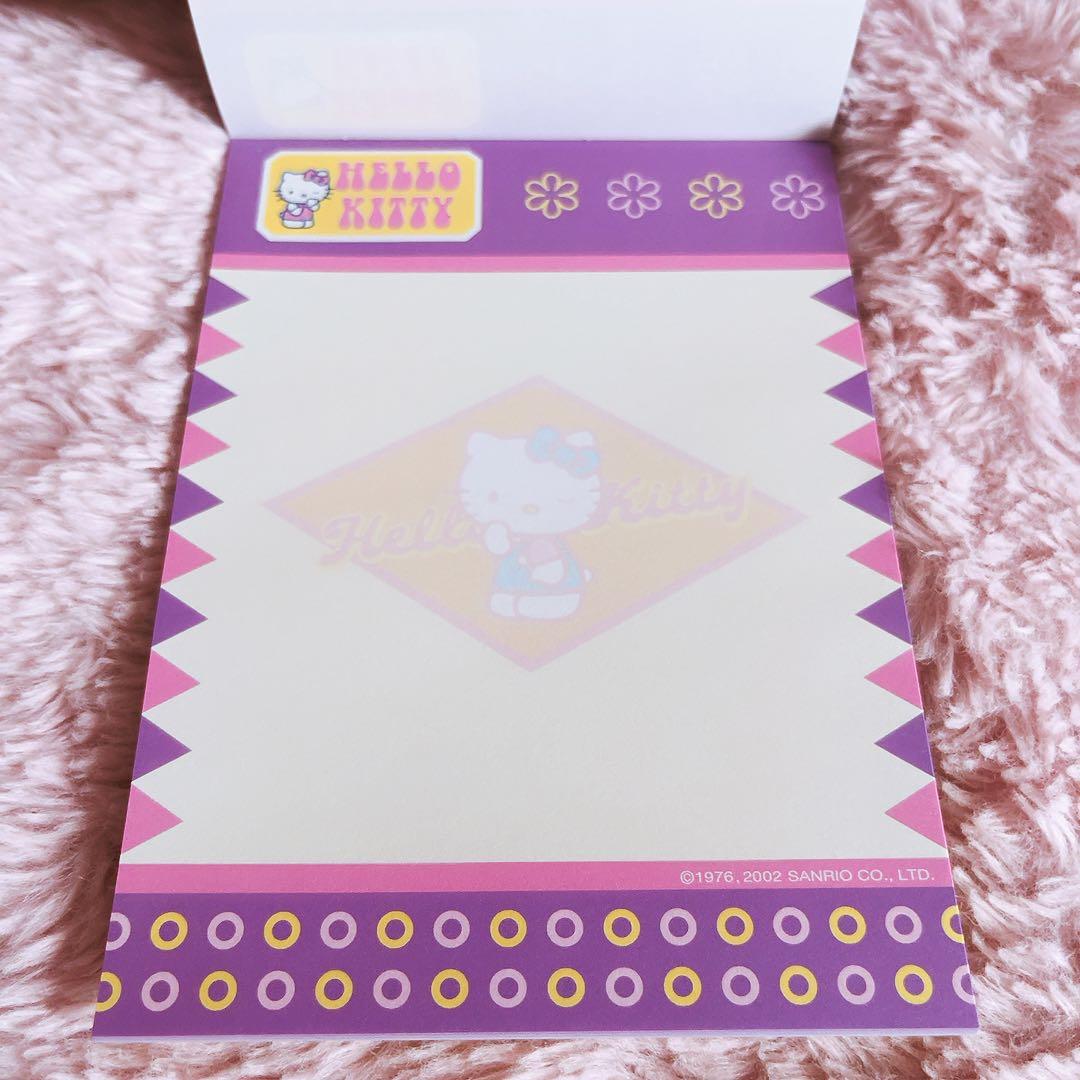 希少レア　ハローキティ　平成レトロ　メモ　レターセット　封筒　2001 2004