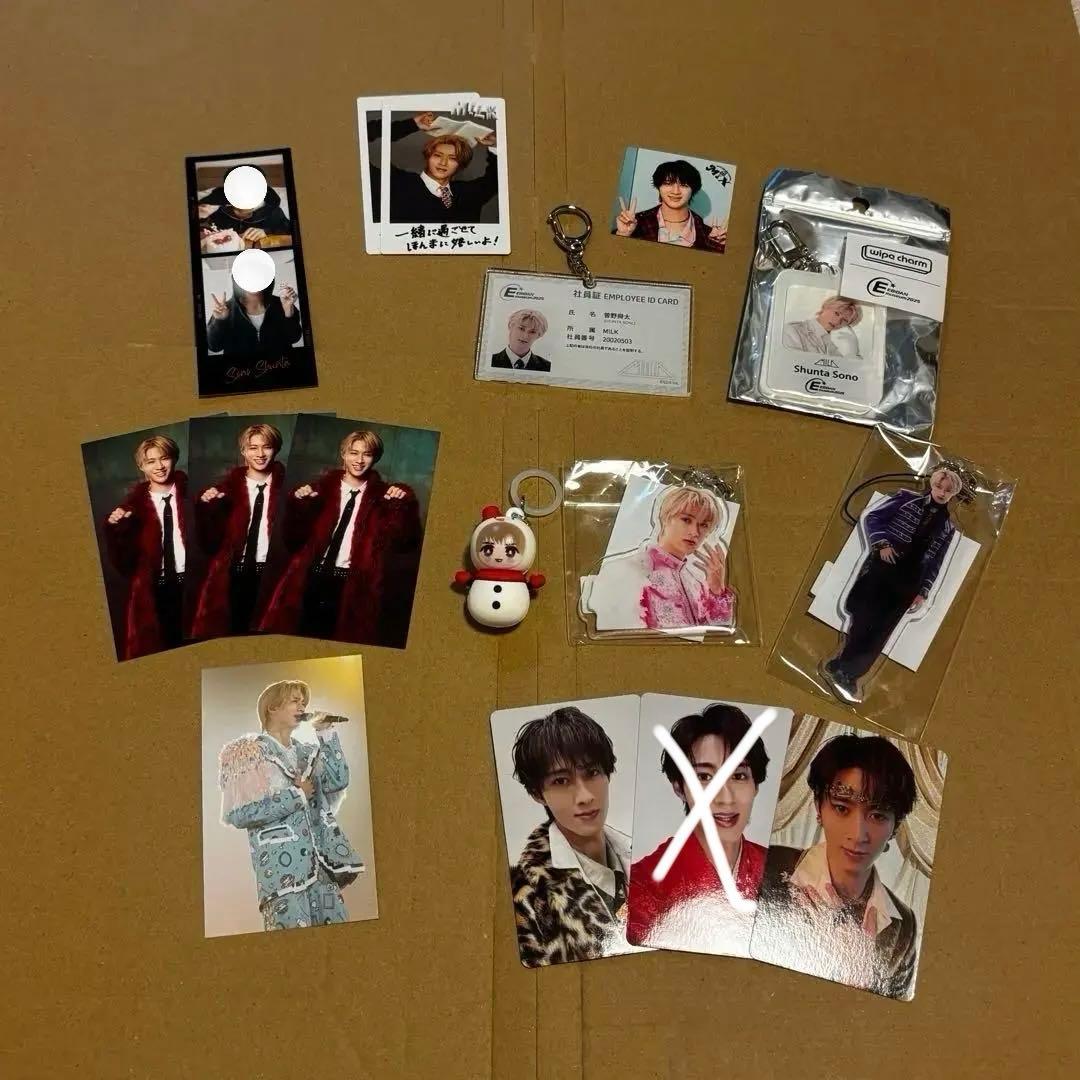 曽野舜太 アクキー トレカ 社員証 ゆきだるまめじるしチャーム 2CUT 生写真