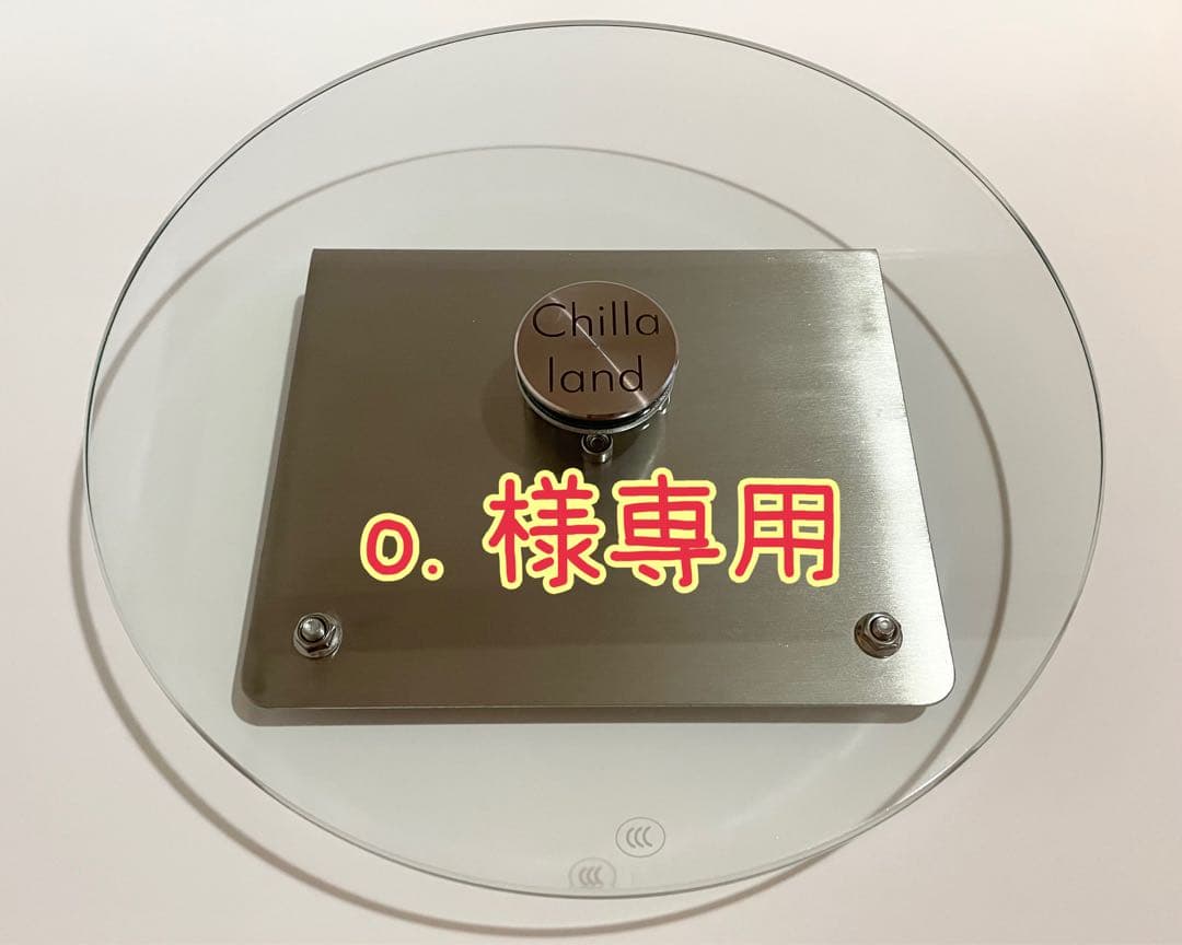 o.【新】チンチラ　床置きタイプのサイレント円盤型回し車　クリア　2点