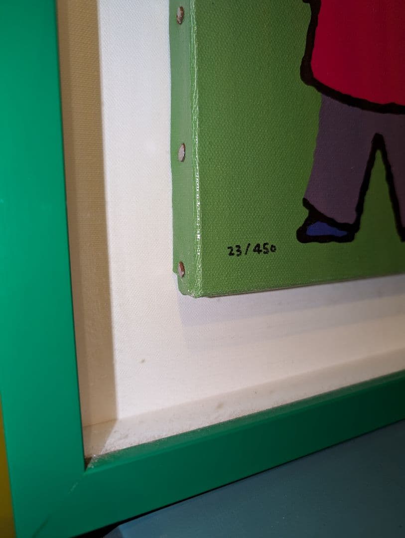 市原淳　『ラッキーボーイ』リトグラフ　ジグレー