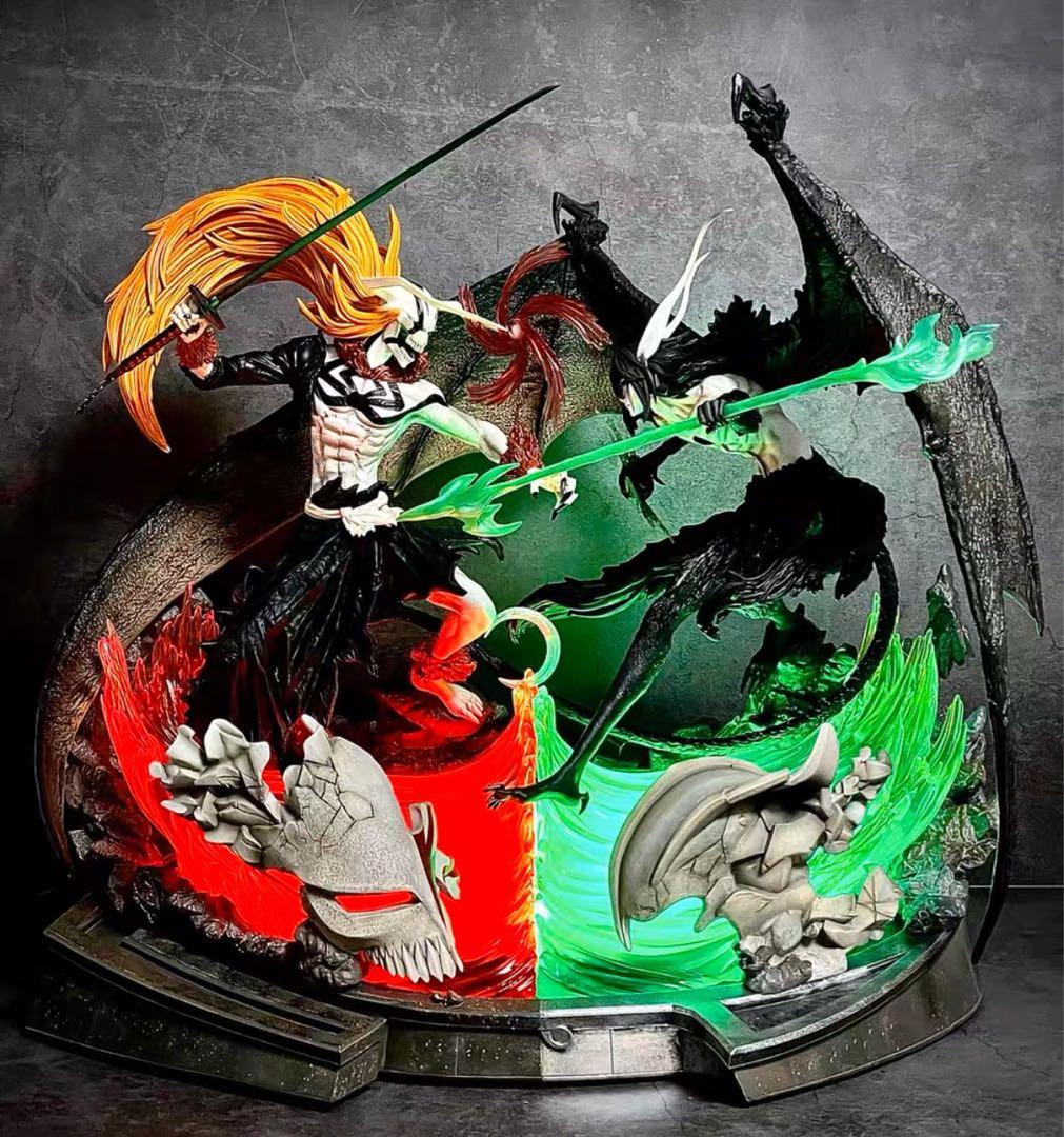 BLEACH  黒崎一護VSウルキオラ ガレージキット ガレキ スタチュー①