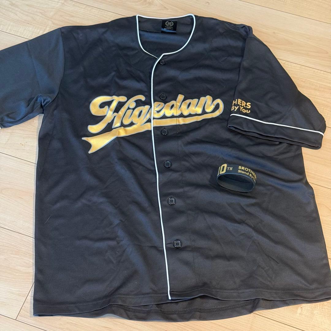 Official髭男dismヒゲダン10周年ベースボールシャツL とラバーバンド
