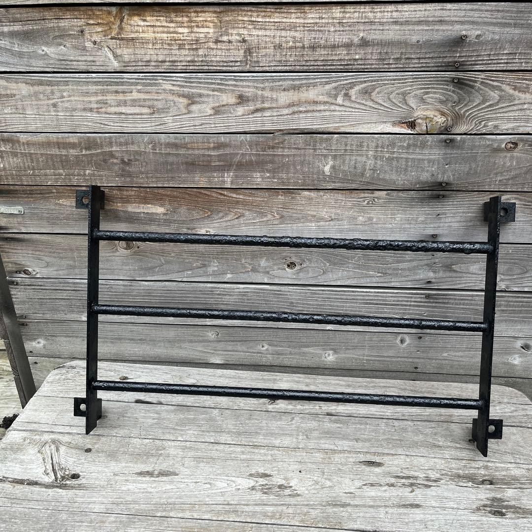 ヴィンテージ重厚なアイアン格子