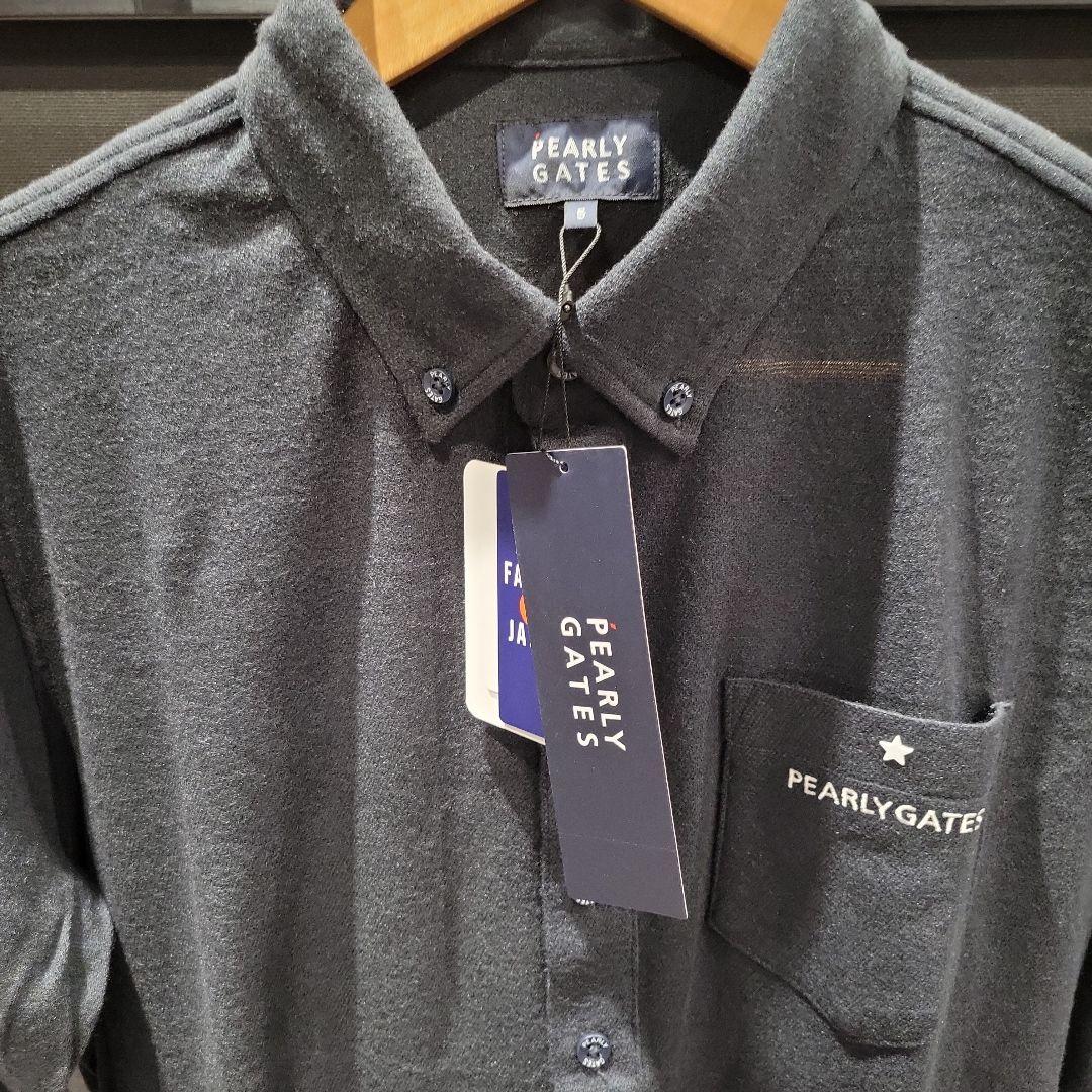 PEARLY GATES ポロシャツ サイズ5 ダークグレー