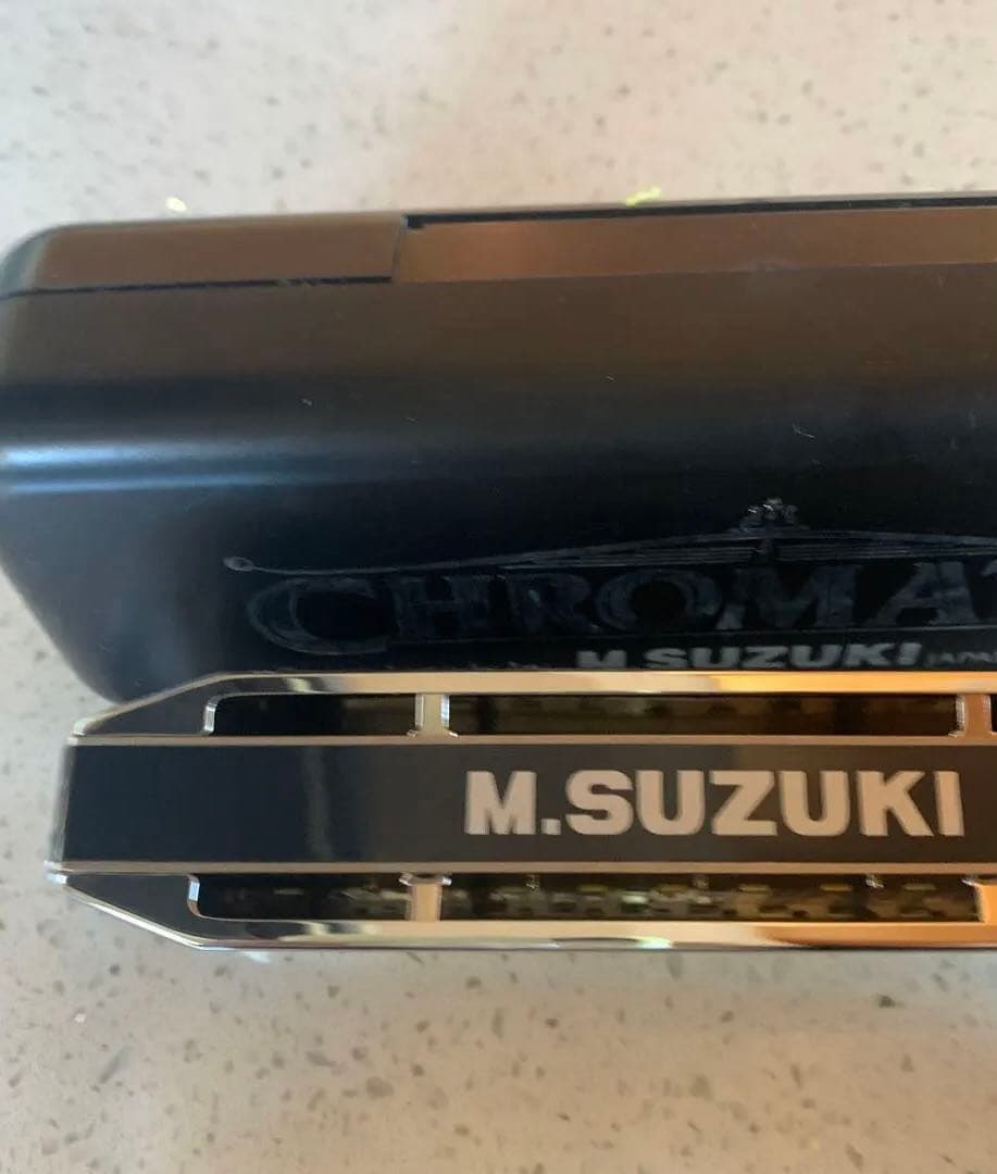 M SUZUKI クロマチックハーモニカ　SCX-48 スズキ　楽器　音楽ハープ