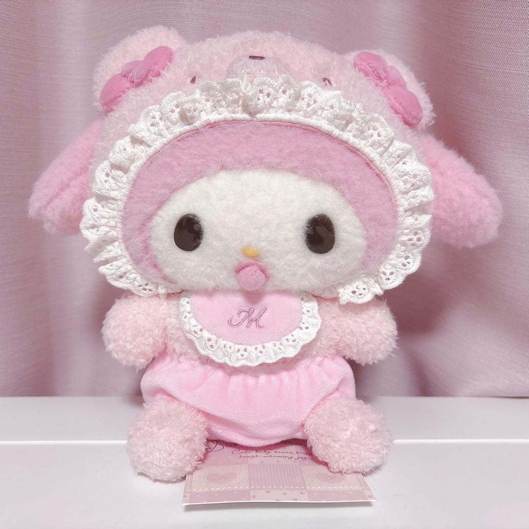 ラテくまベビー マイメロディ ぬいぐるみ