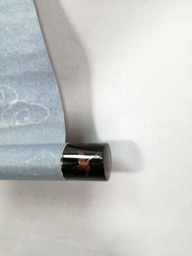 【茶道具】官休庵　木津宗泉筆　梅画賛「千鳥○○三冬録」　 掛け物　軸C99