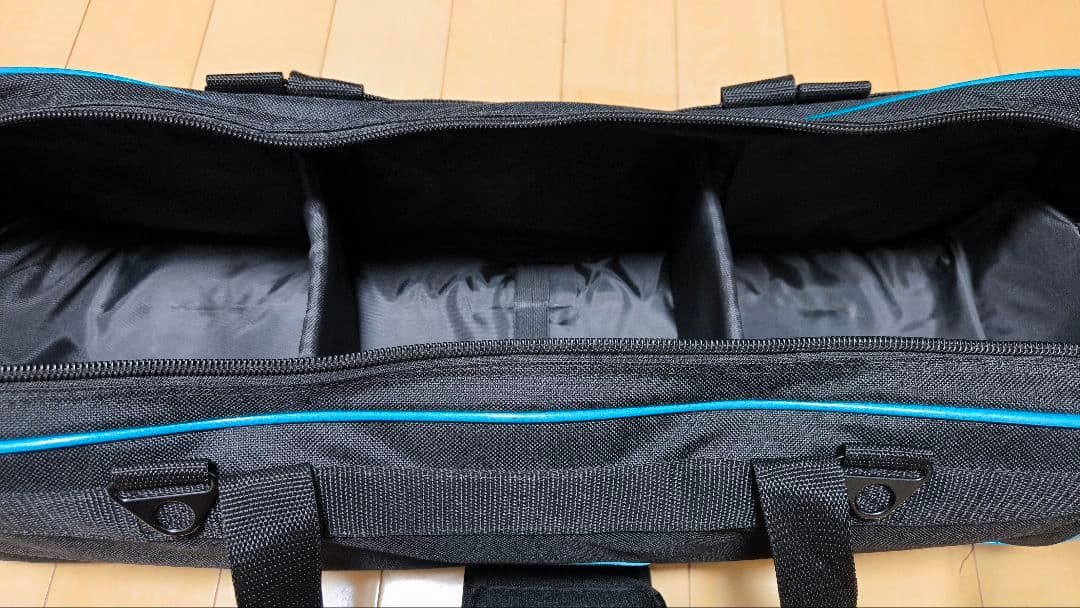 ラ*ビ様 STORM ボウリング用3個入りツアーバッグ ブラック/ブルー