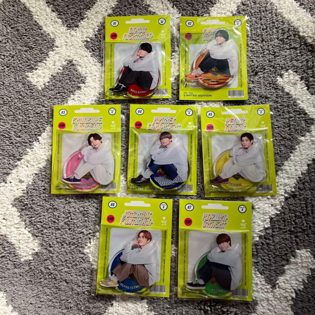 なにわ男子　アクリルスタンド 7個セット