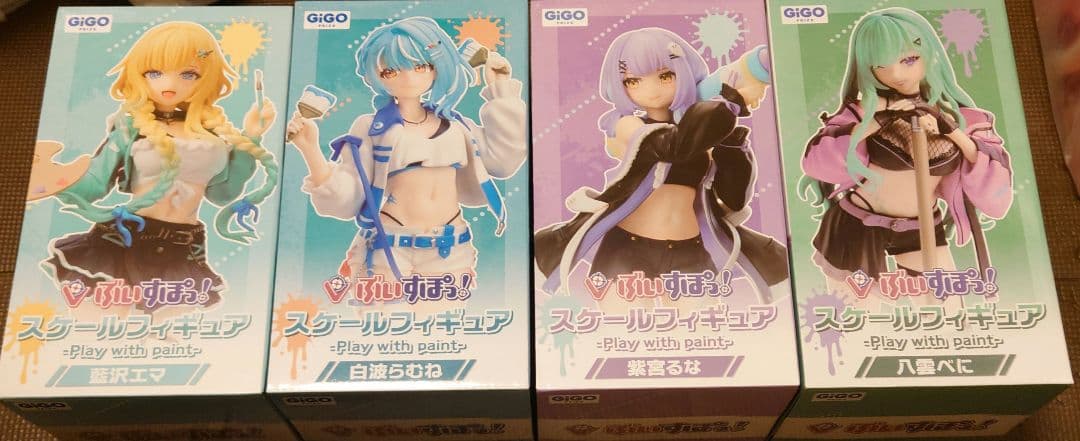 ぶいすぽっ スケールフィギュア エマ らむね るな べに 4種類セット